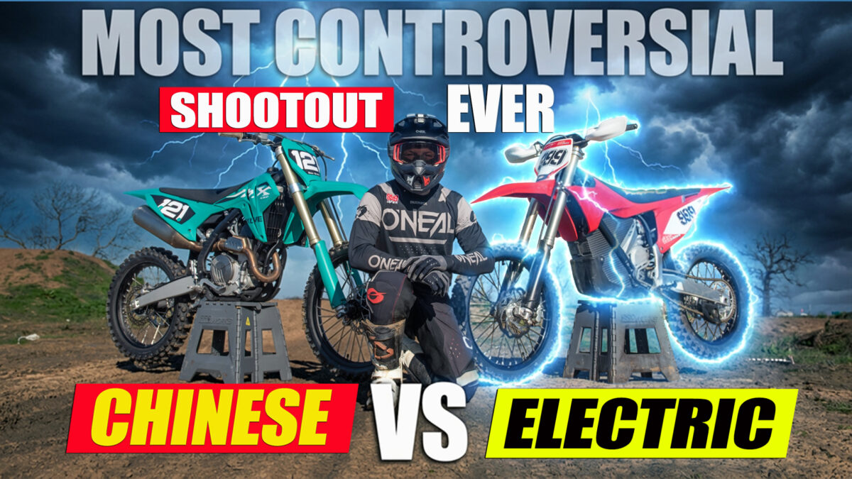 VIDEO: Kove V Stark! China V Electric Motocross bike shootout