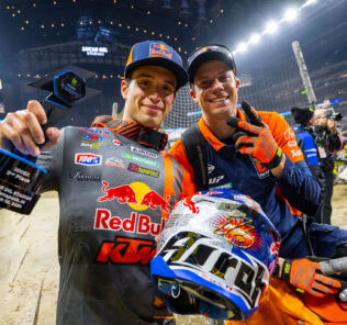 podiums for Tom Vialle & Chase Sexton at Indianapolis Supercross