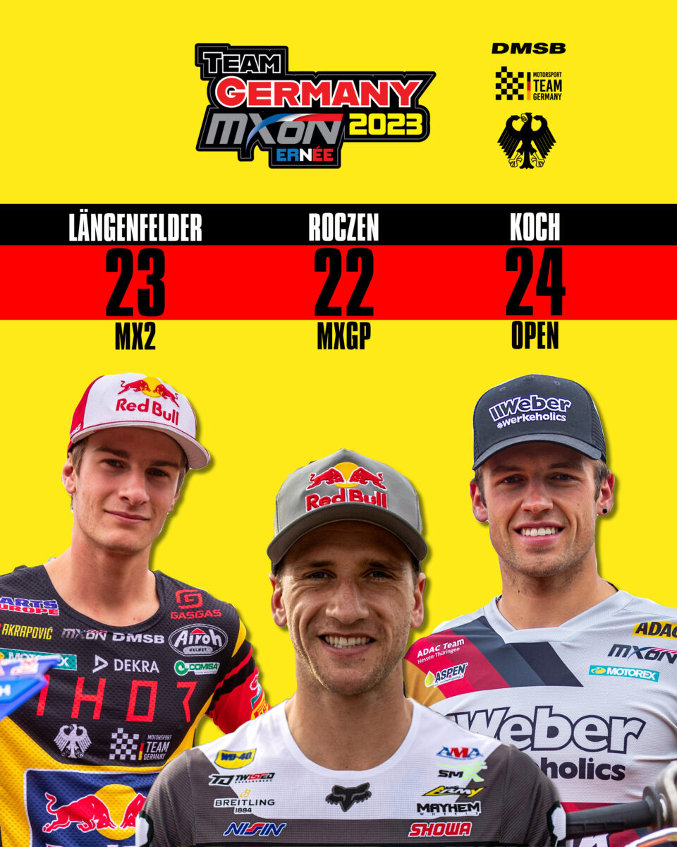 Roczen in for Team Germany at Motocross of Nations Dirt Hub