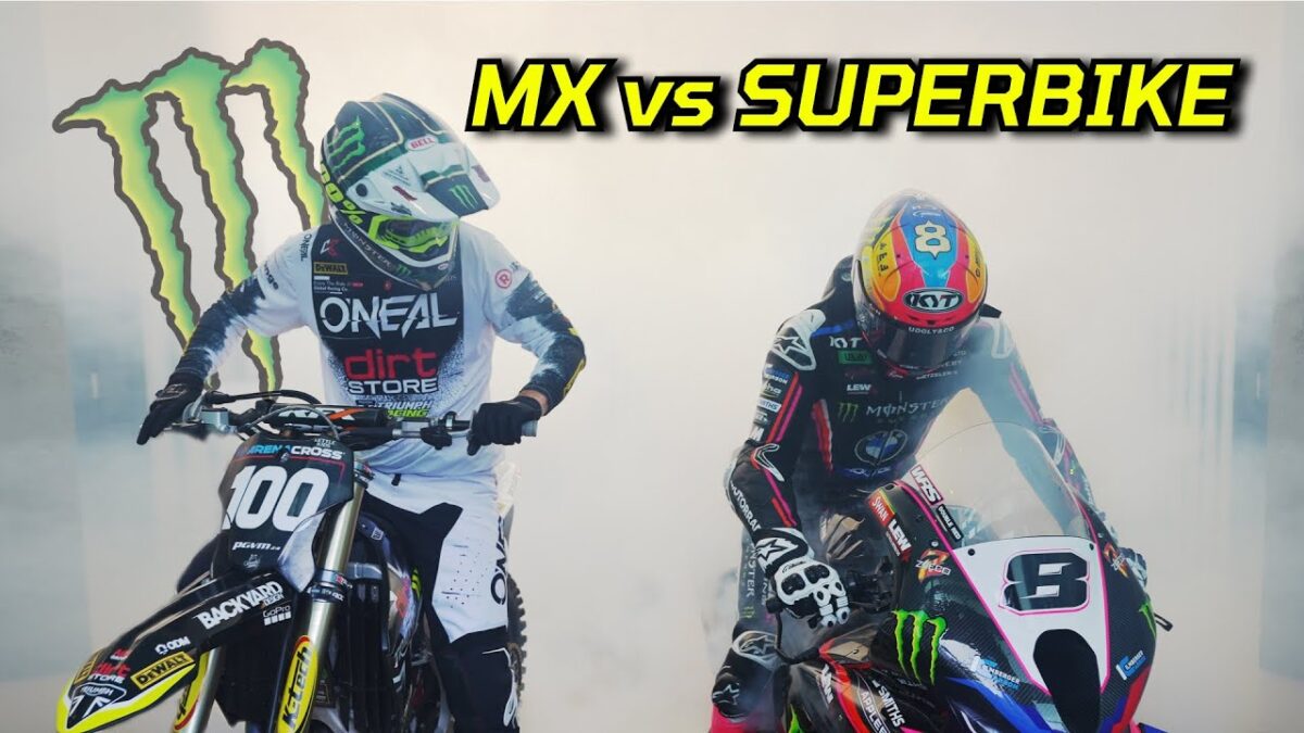 VIDEO: Tommy Searle - Motocross V Superbike in the Office!