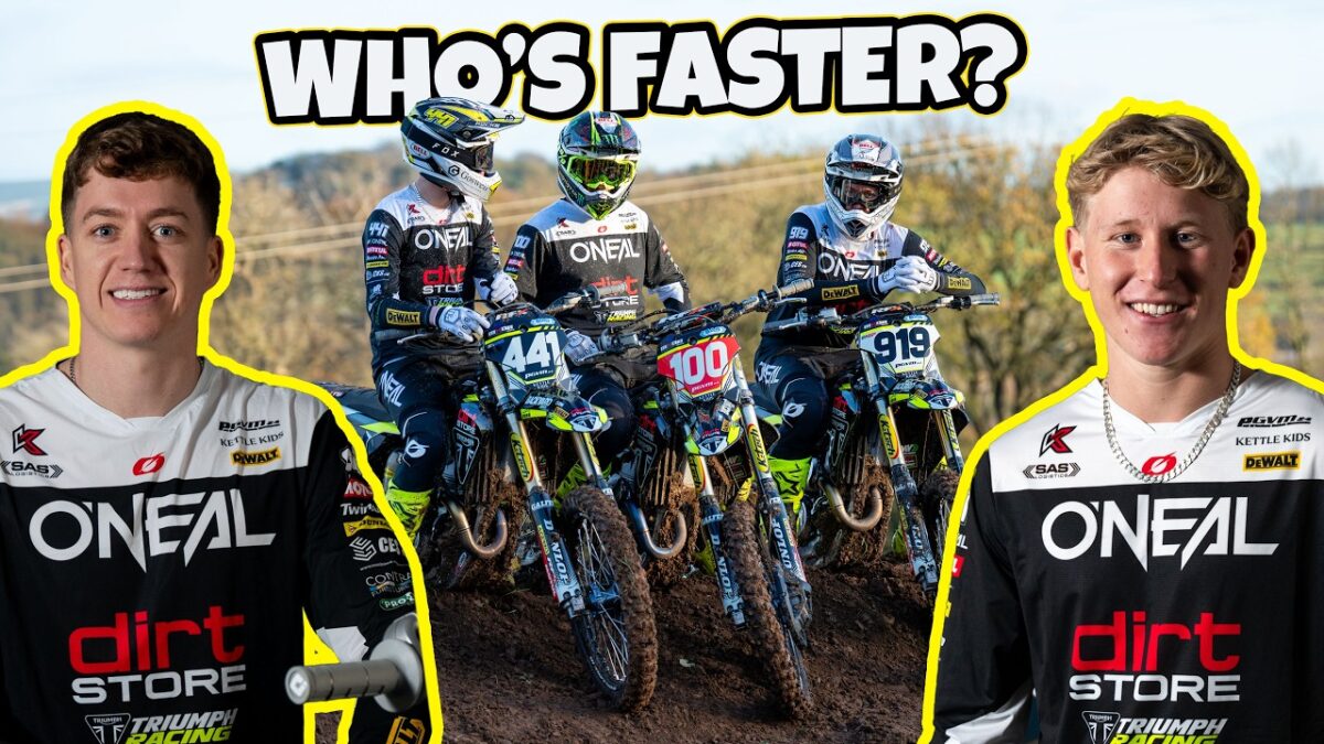 VIDEO: Tommy Searle - Riding with his Dirt Store Triumph Team Mates