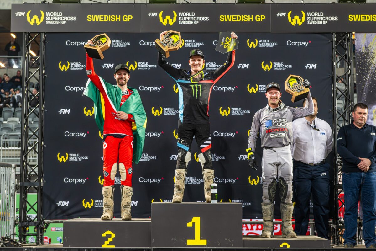 Anstie extends SX2 lead with World Supercross victory in Sweden!