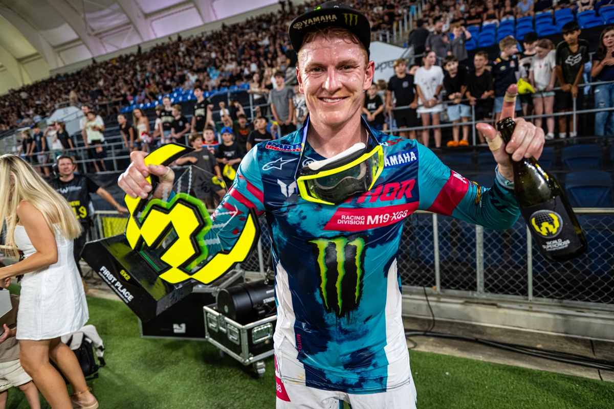 Max Anstie does the triple at World Supercross Championship round in Australia - SX2 Summary & Results