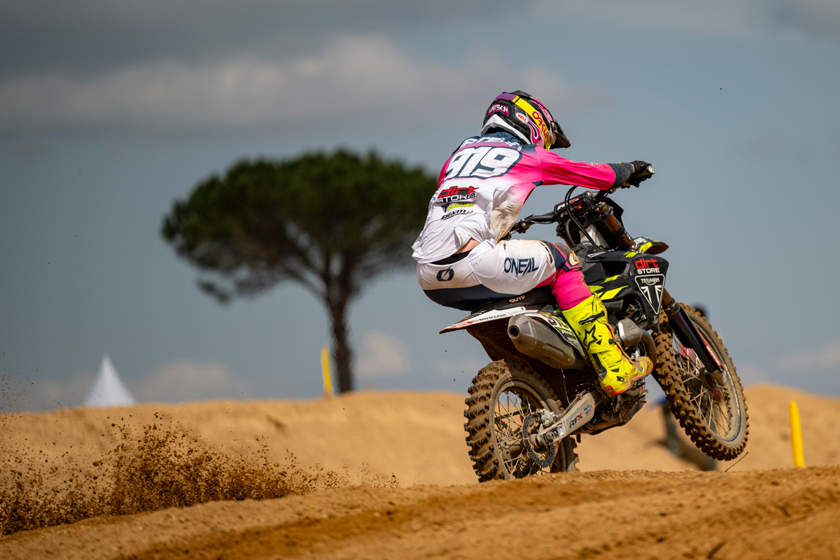 Watson & Askew make big impression at MXGP of Andalucia for Dirt Store Triumph