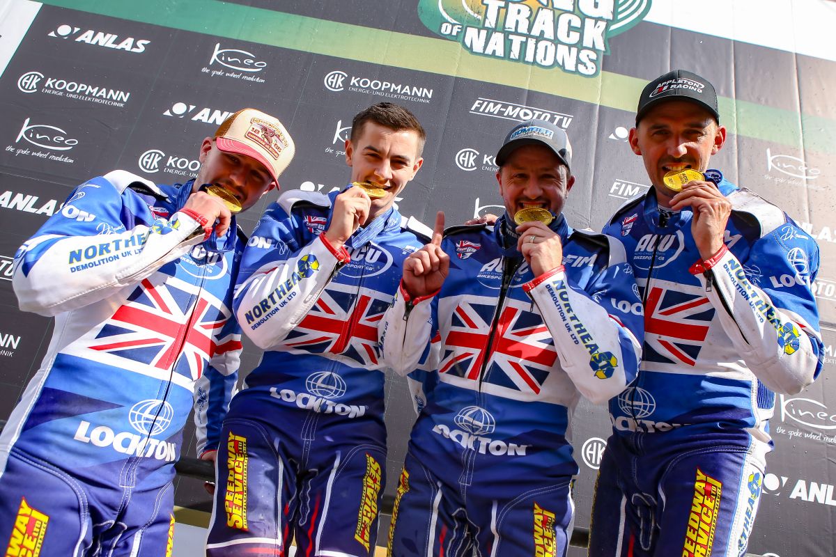Great Britain ahead of the 2026 FIM Long Track of Nations at Roden