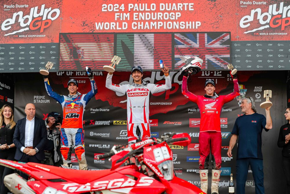 Andrea Verona takes EnduroGP victory on Day One at GP of Romania