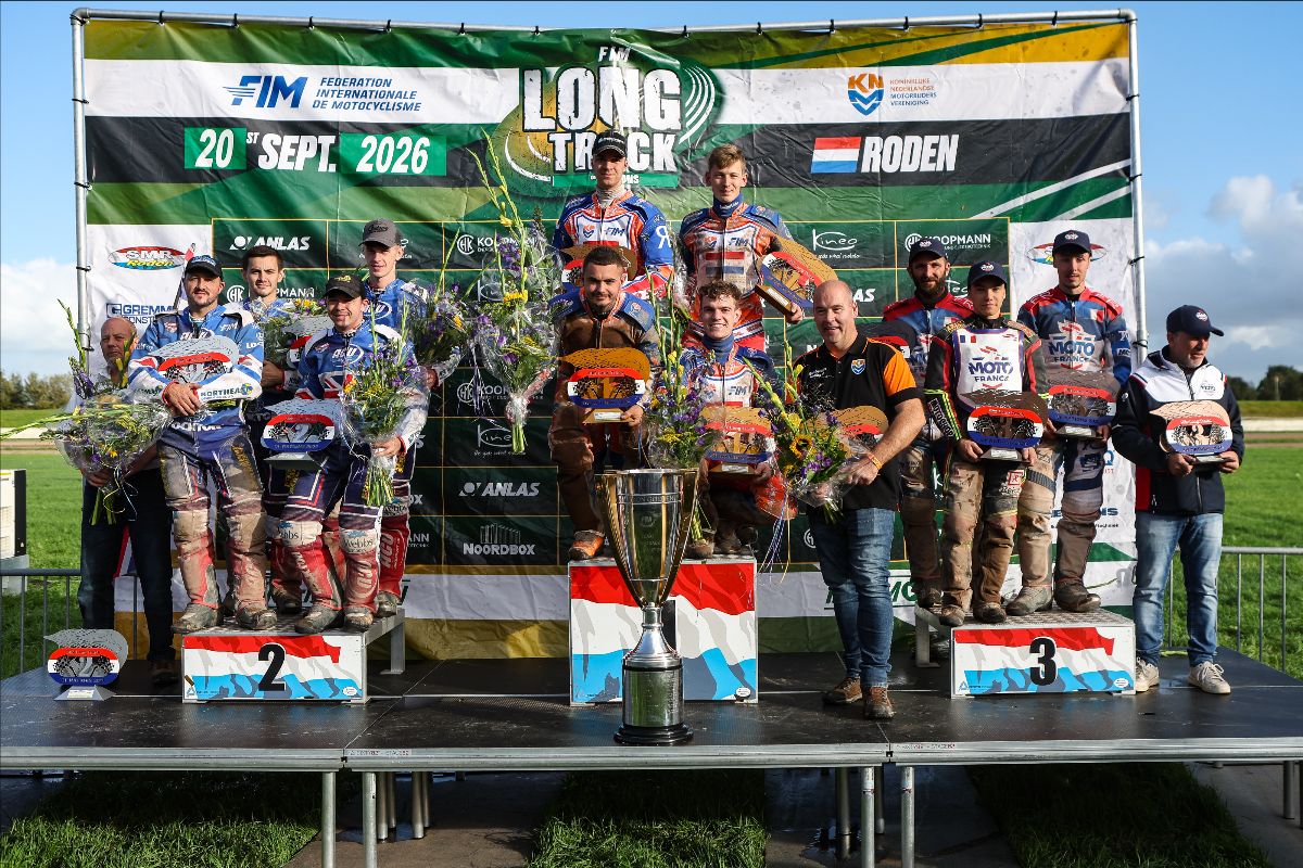 Team GB take silver at the 2026 FIM Long Track of Nations in Roden