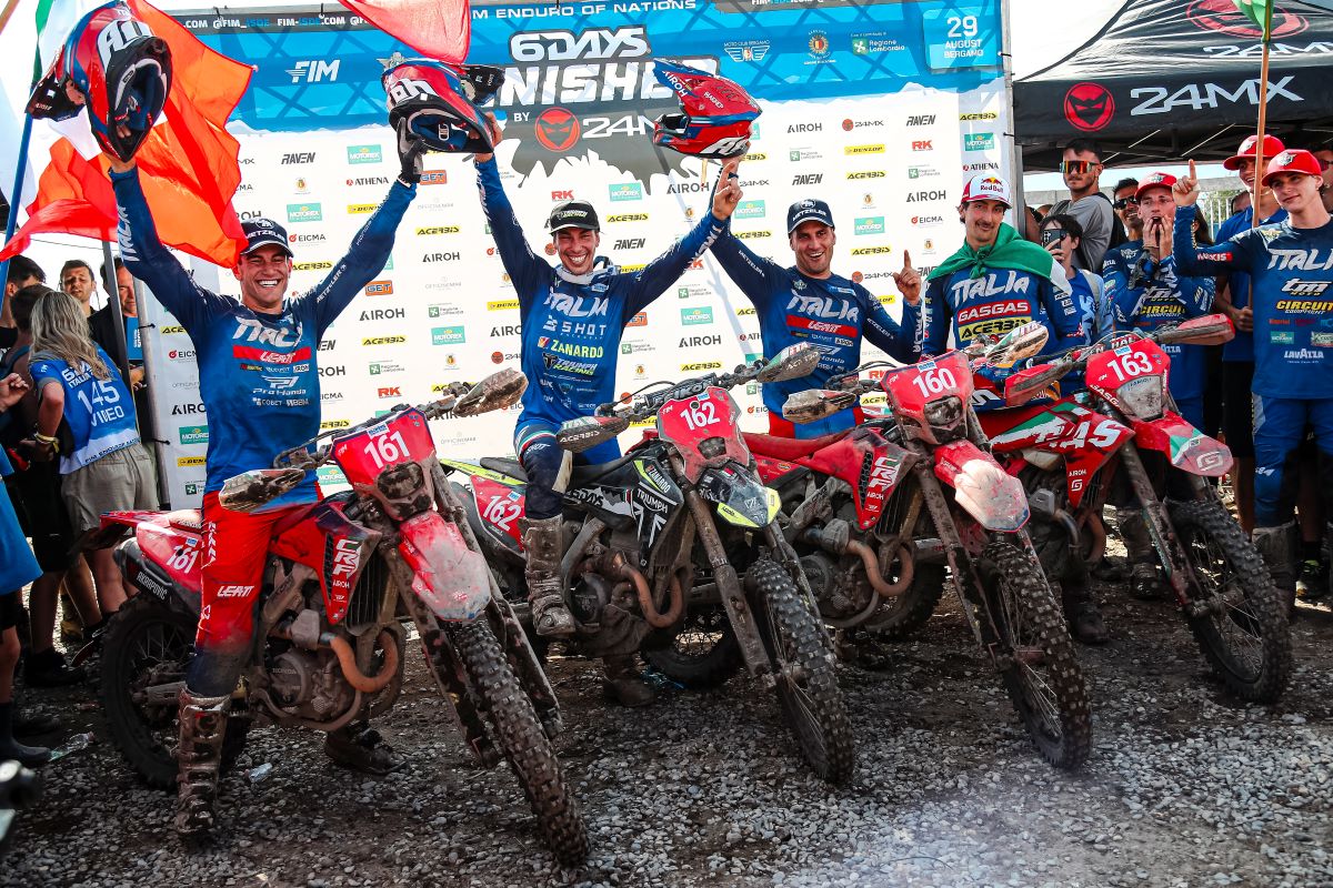 Italy crowned World Trophy champions on Day Six at 2025 6DAYS® Italia