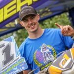 Jed Etchells racing at the Hundred House Enduro where he secured the 2026 EnduroGB Elite Championship