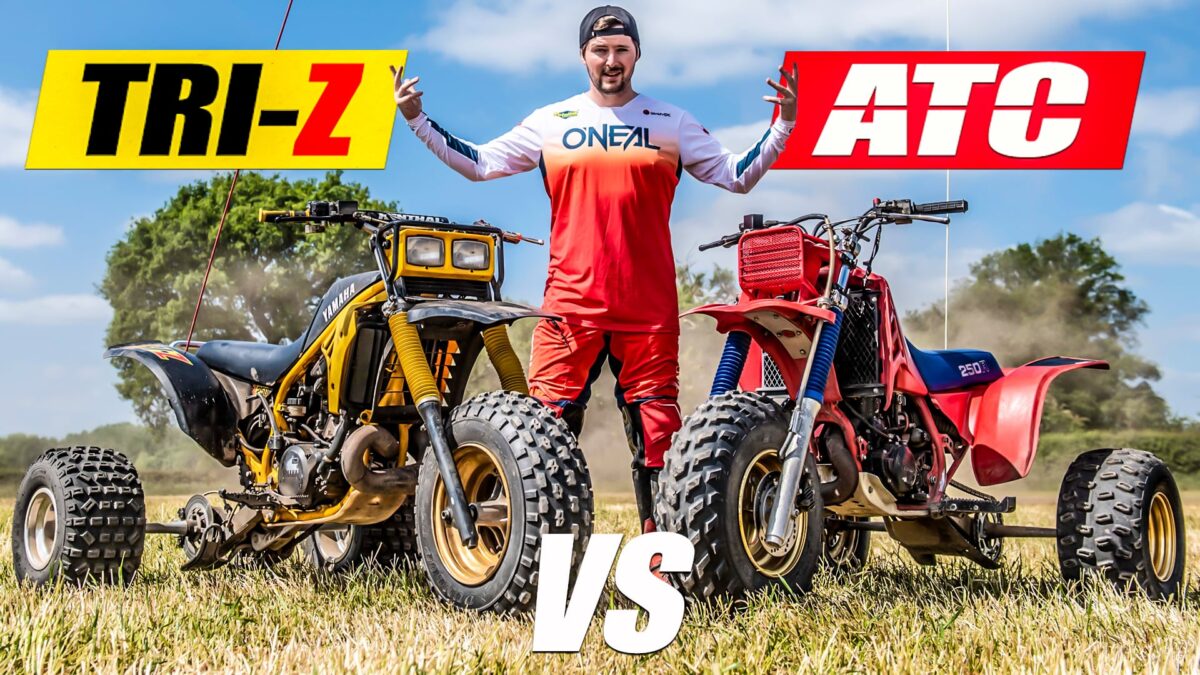 VIDEO: Honda ATC 250R vs Yamaha Tri-Z