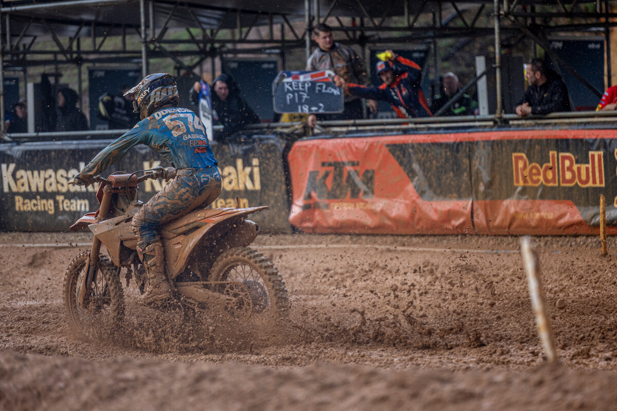 Results not reflecting speed for Gabriel SS24 KTM at MXGP of Portugal mudder!