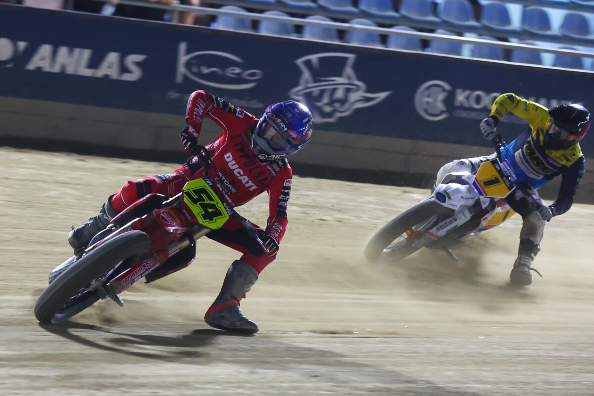 Neave and Boughen lead FIM Flat Track World Championship charge into Scheessel