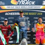 Jack Bell wins the 2026 FIM Flat Track World Championship round at Scheessel