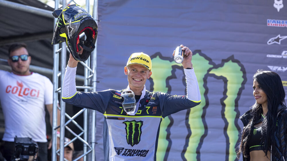 First historic podium for Monster Energy Triumph Racing at MXGP of Argentina!