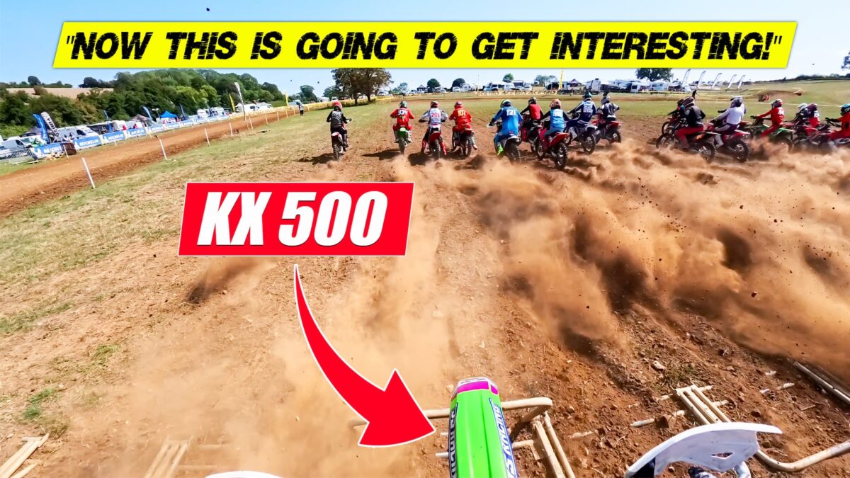 VIDEO: Onboard a Kawasaki KX500 with Glen Phillips at Farleigh Castle
