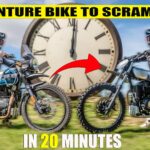 VIDEO: Wrecked Royal Enfield to Stunning Scrambler - The Build!