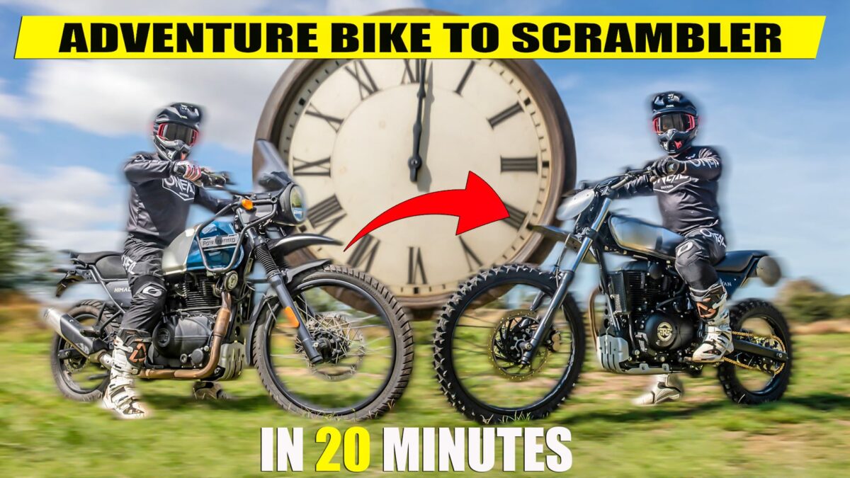 VIDEO: Wrecked Royal Enfield to Stunning Scrambler - The Build!