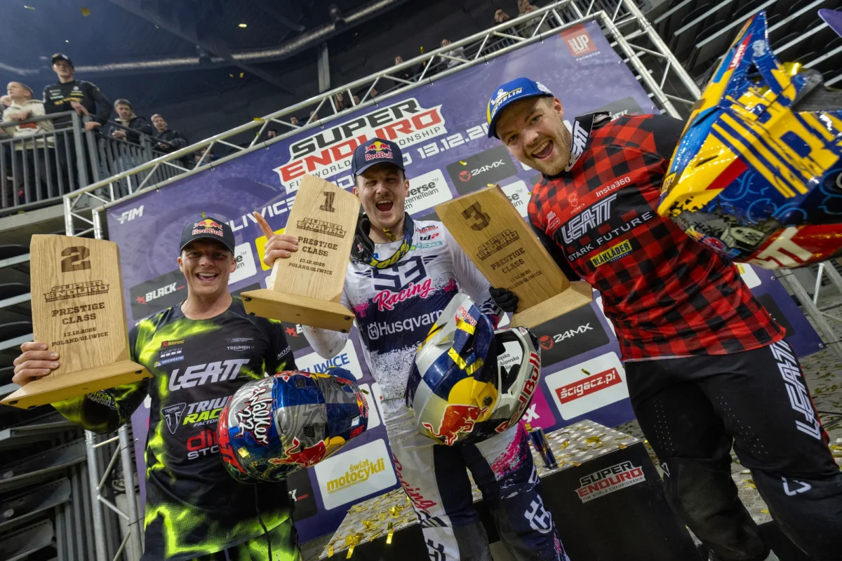 Bolt & Walker make it a British 1-2 at the 2025/2026 SuperEnduro opener in Poland - Race Report