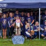 Charlie Heyman celebrates his 2026 British and Scottish MX2 Championship titles