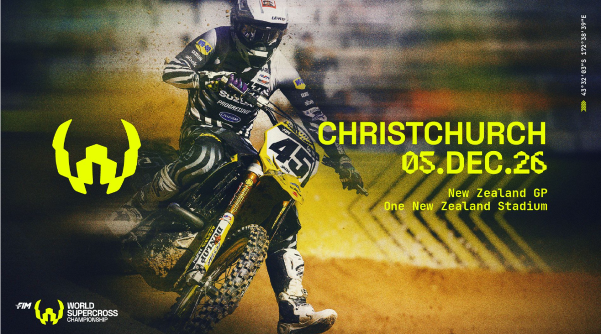 FIM World Supercross announces New Zealand as the host nation for 2026 finale