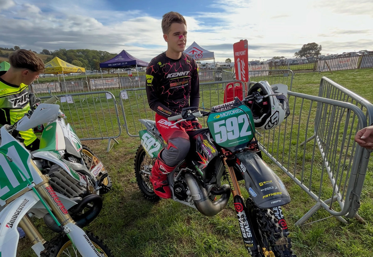 Freddie Bartlett during the 2026 motocross season