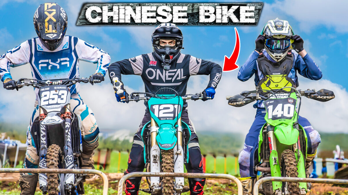 VIDEO: Can you win on the KOVE Chinese Motocross bike?