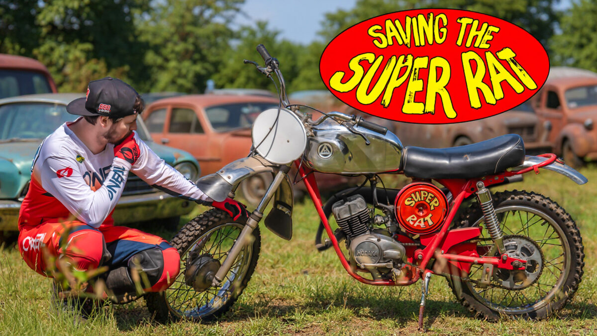 VIDEO: Rescuing the Rare Super Rat 50-Year-Old Dirt Bike!
