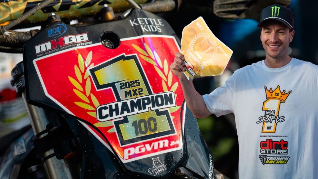 Video Tommy Searle British Motocross Championship Winning Vlog