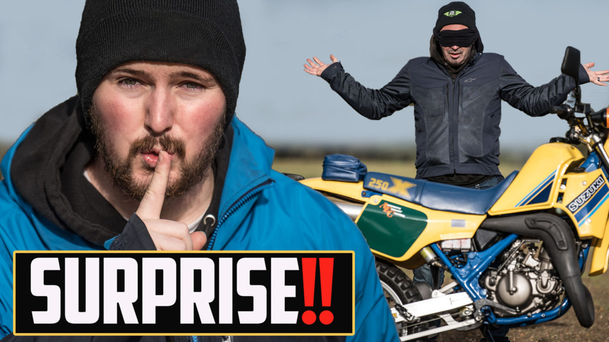 Surprising Dad with his DREAM 2 Stroke Dirt Bike!