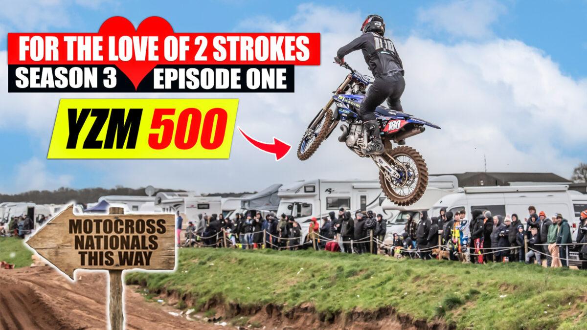 VIDEO: Josh Spinks racing the YZ500 2 Stroke at the British Masters