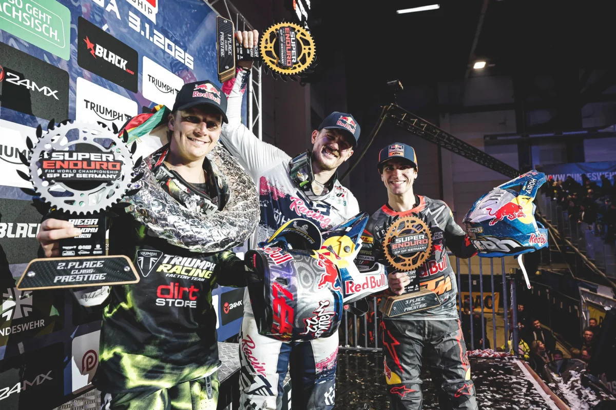 Another Double top for Britain with Bolt & Walker 1 & 2 at 2026 SuperEnduro World Champs Round 2 - Race Report & Results